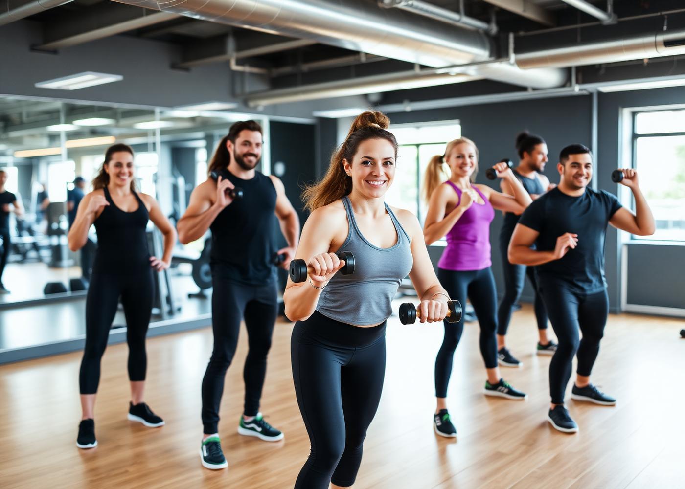 LeedFitness group training session